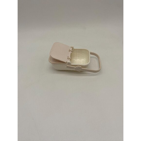 Retro 1987 Mattel Barbie Dollhouse Pretty Treasures White Picnic Basket - Picture 4 of 6